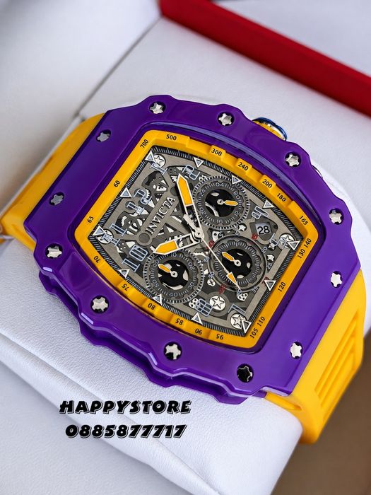 INVICTA Racing Nitro purple 44 mm, Инвикта нов мъжки часовник