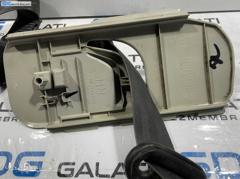 Centura Siguranta cu Capsa Pirotehnica Dreapta Fata Nissan Qashqai J10 2007 - 2013 Cod 56021266A 606137400F [L4359]