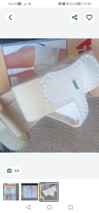 Centură pentru hernie dreapta, nouă, cu etichetă