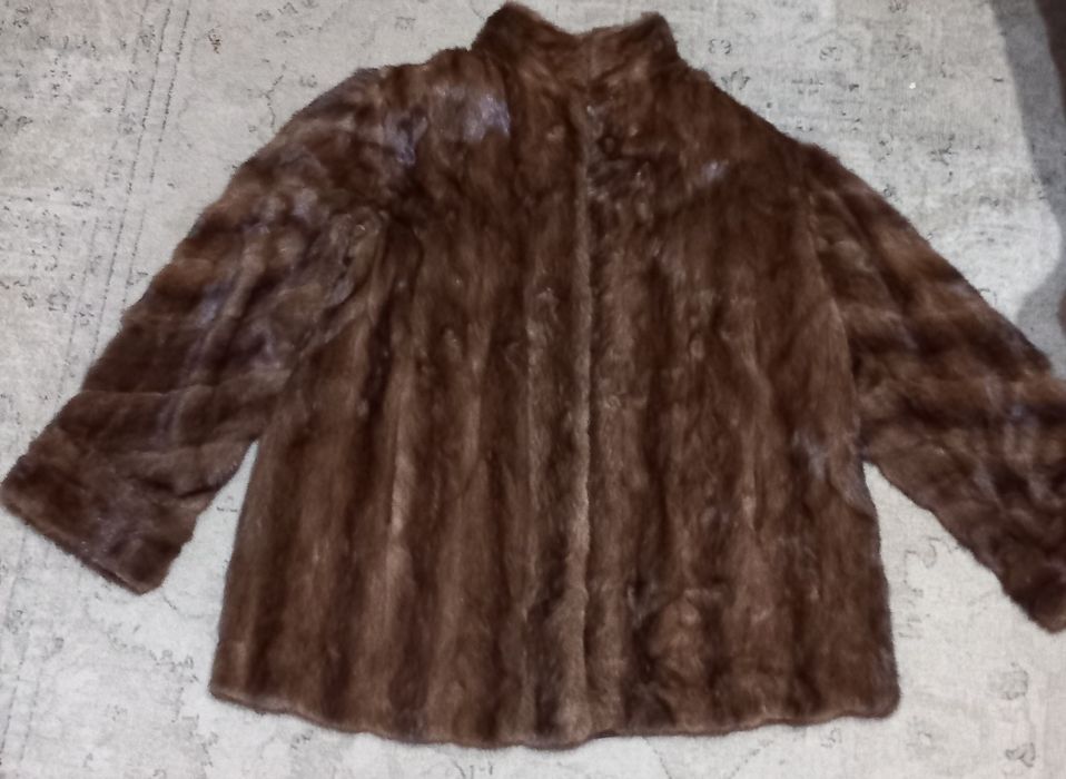 Haină de blană vizon