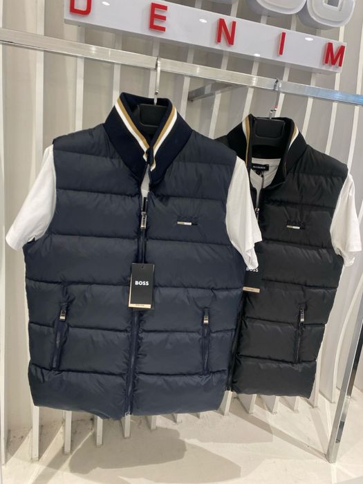 3хл Мъжки луксозен елек Boss най-високо качество
