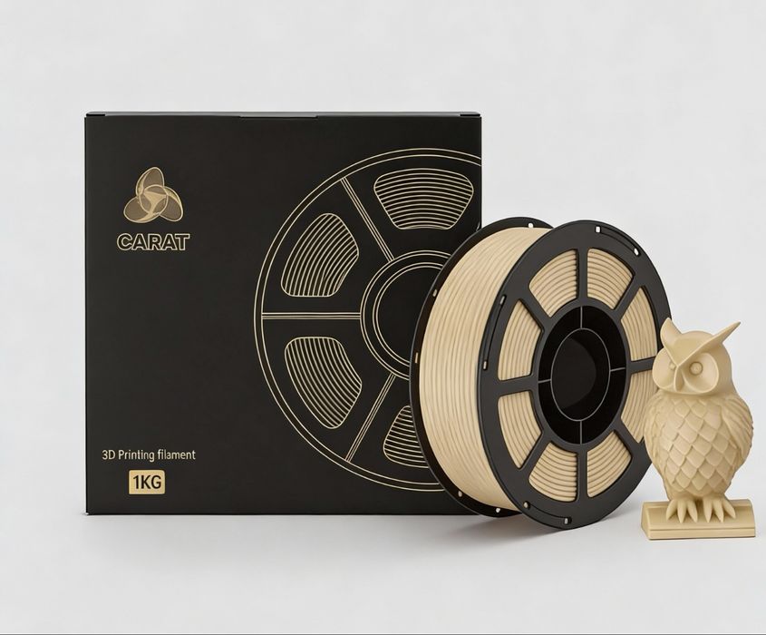 CARAT PETG Filament 1.75 мм 1 кг, Бежевый— пластик для 3D-принтера