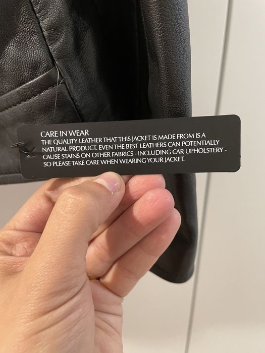 Geaca de piele naturala moderna Xl marca Autograph