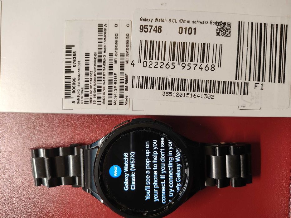 Samsung Galaxy Watch 6 Classic 47mm LTE, метална каишка