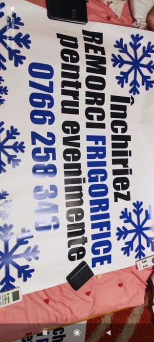 Închiriez remorcă frigorifică și dozator ptr evenimente