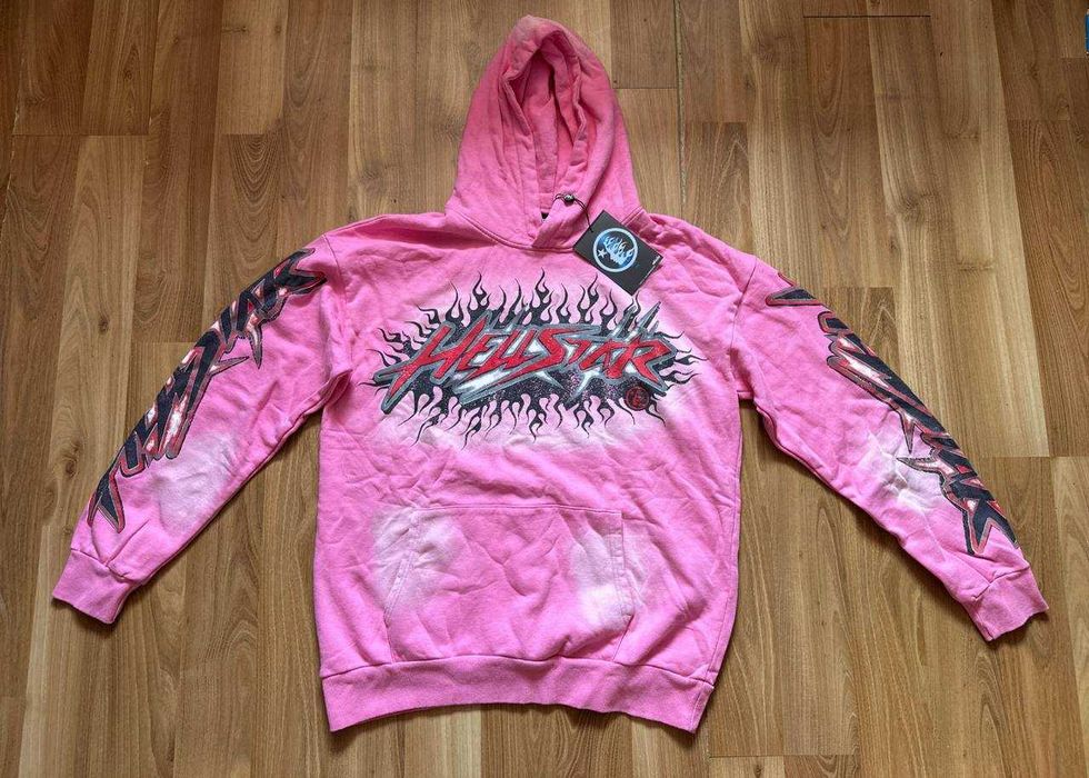 Hanorac Hellstar cu eticheta (nu Nike, Gucci, Adidas, Balenciaga)