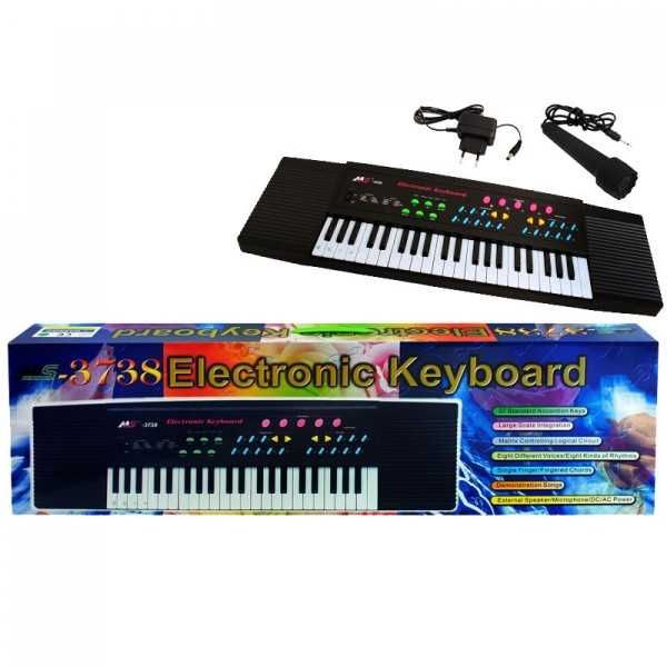 Голямо детско пиано тип йоника с микрофон и захранване