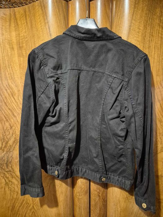 Geacă jeans neagră, măsura L,