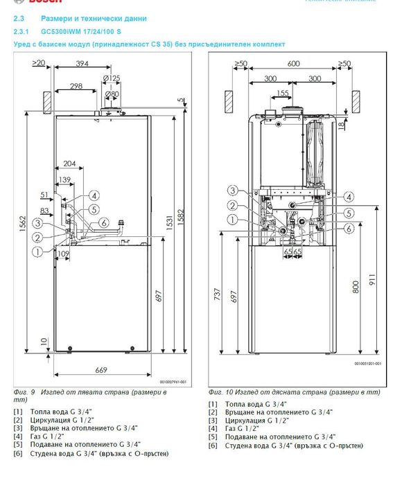 ГАЗОВ КОТЕЛ BOSCH C5300iWM с гаранция