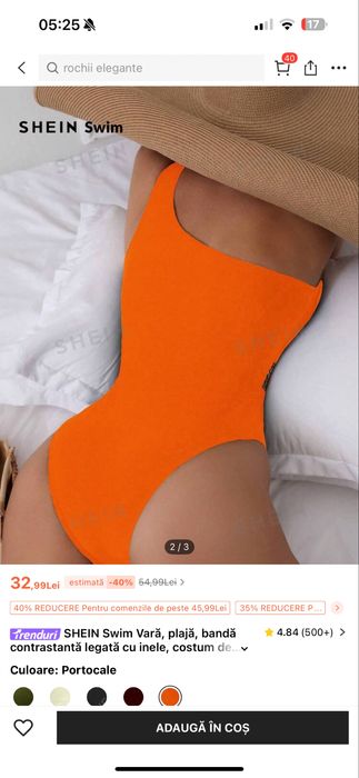 Costum de baie intreg nou marimea M