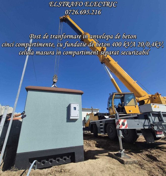 PTAB – Post transformare complet + echipamente electrice la cerere