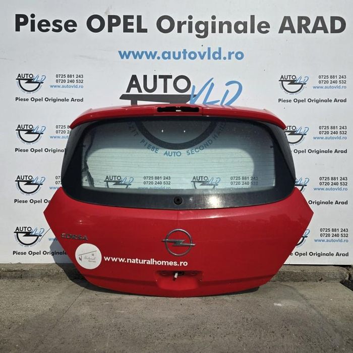 Haion rosu Z547 luneta spate Opel Corsa D facelift