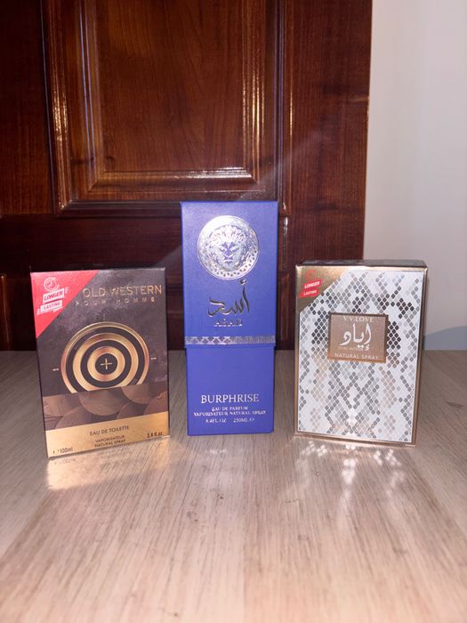 Set 3 parfumuri bărbătești – Asad Burphrise, Eyad Intense & Old Western Pour Homme