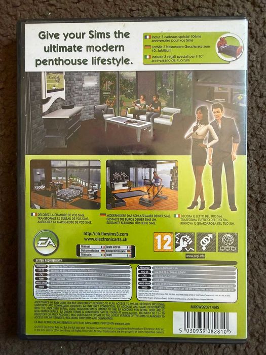 Set SIMS 3 expansion packs