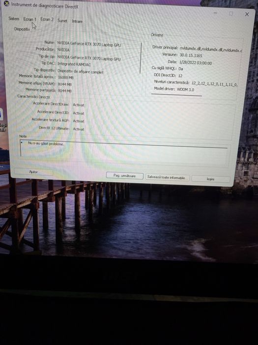 Laptop Gaming MSI Pulse GL76 – i7 Gen 12 + RTX 3070 / Ca NOU