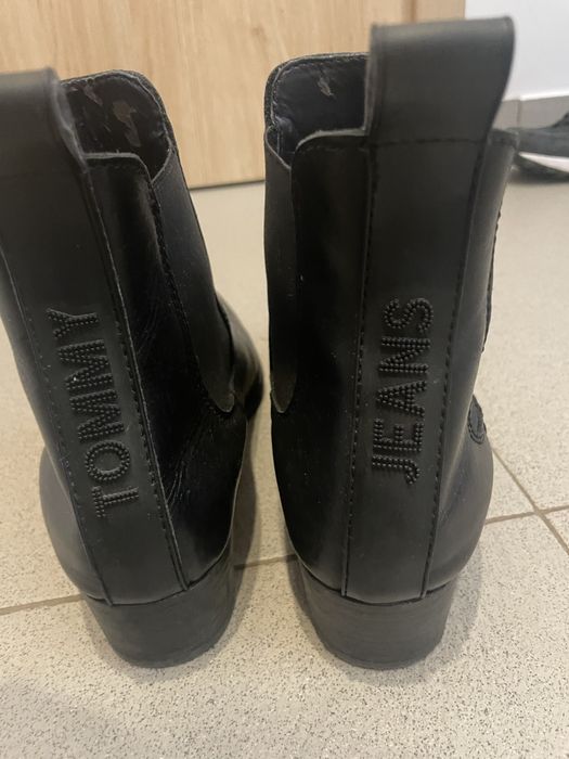 Кожени боти “Tommy Hilfiger”