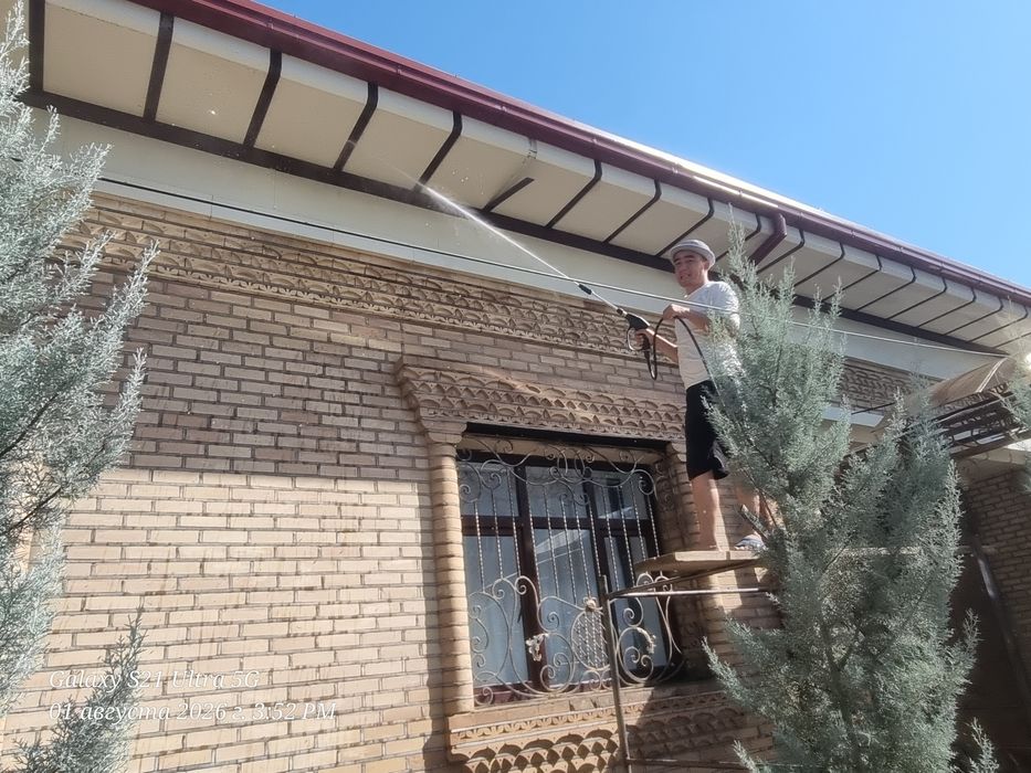 Chang bosgan uyingizni fasadini tozaalab yuvib laklab ketamiz