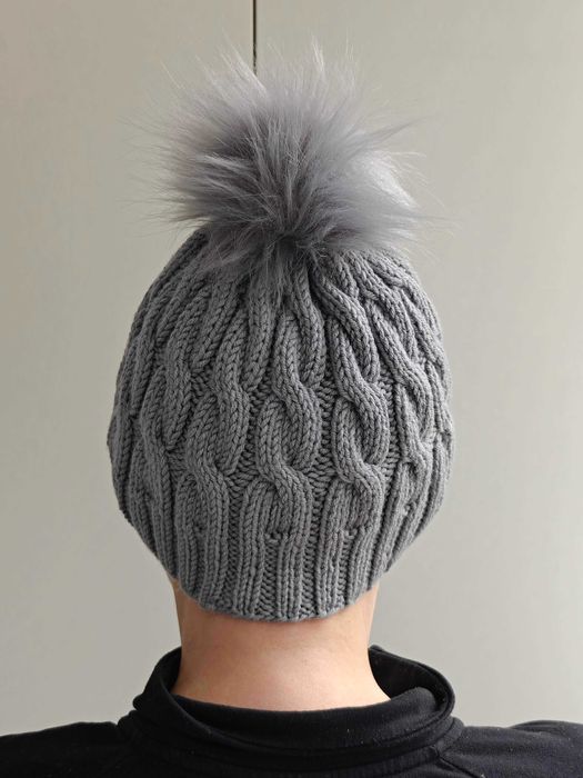 Căciulă lana merino 100% fără cusături laterale