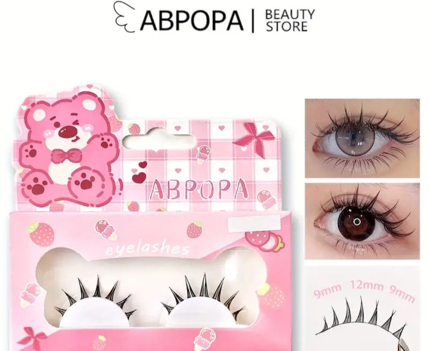 Пучковые ресницы клей