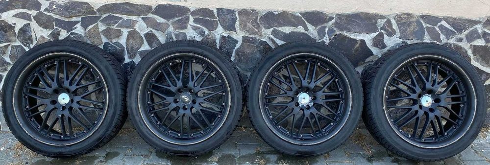 Jante Emotion Wasabi Matt Black-Polish R20, 5x112, Audi, Mercedes, Vw