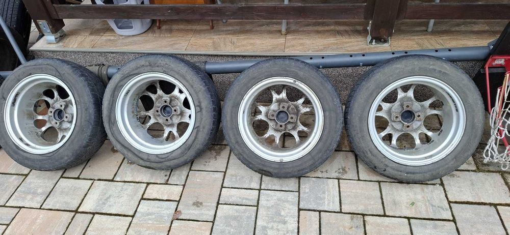 set 4 jante aliaj cu cauciucuri 185/65 r15 all season Dacia, Renault, etc 7jx15 h2 4x100