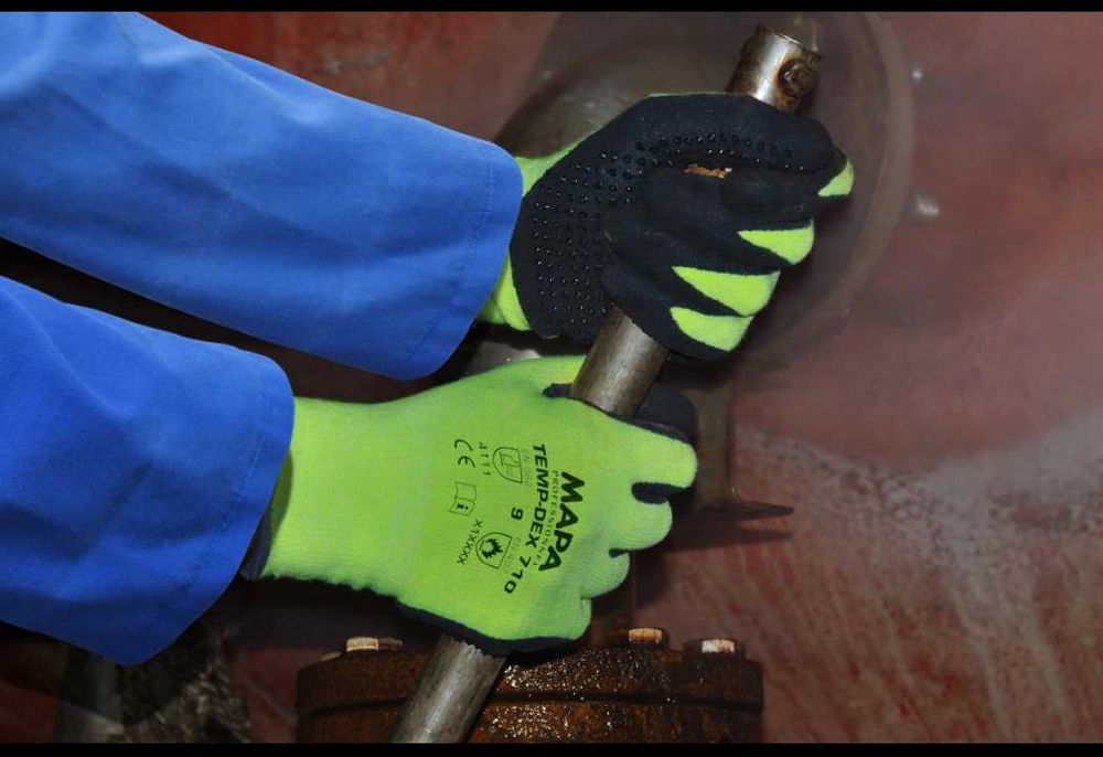 Manusi de protectie termica Mapa TEMPDEX-710, impregnate in nitril