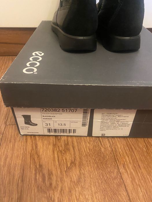 Сапоги сапожки новые Ecco, Дания, для девочки, 31 р-р