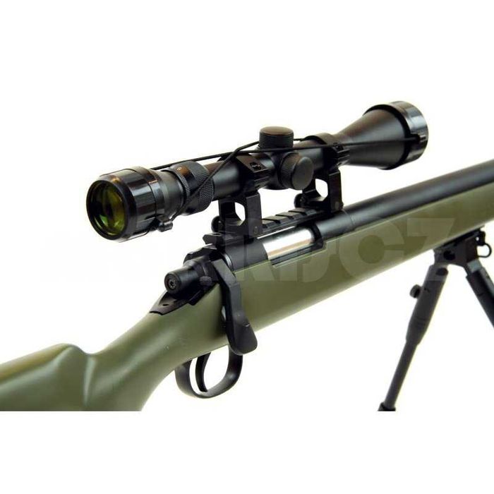 PUSCA cu aer comprimat Airsoft + Munitie (Luneta Inclusa!) Arc - ARMA