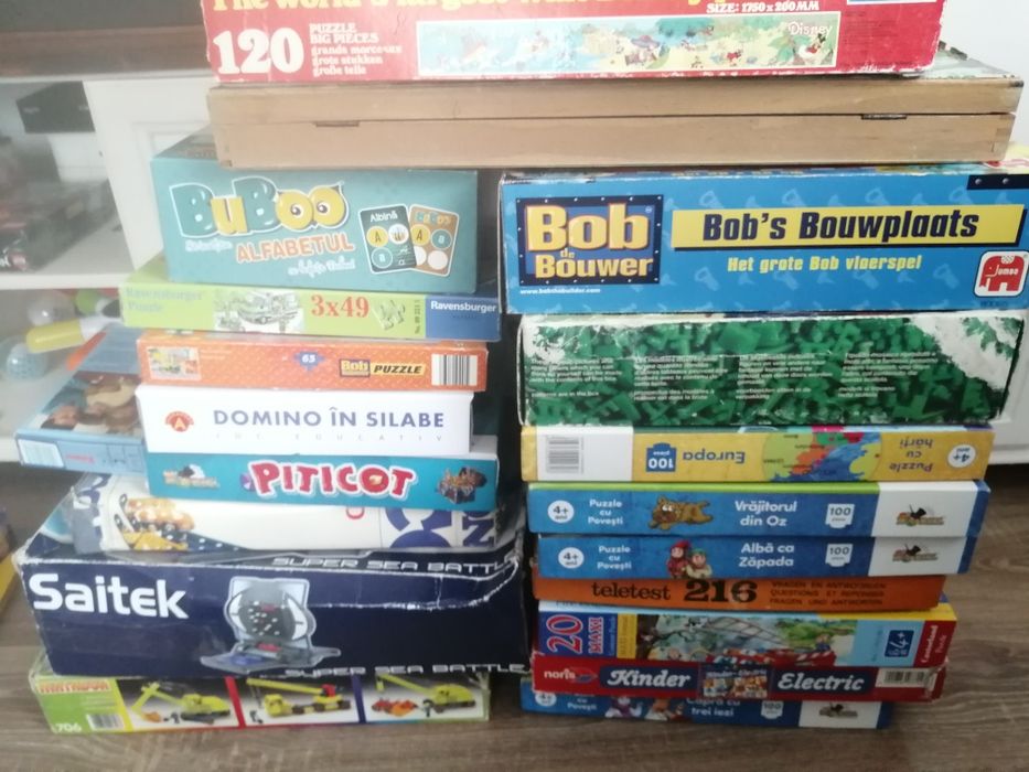 JOCURI, educative, dezvoltare, puzzle, FOARTE MULTE