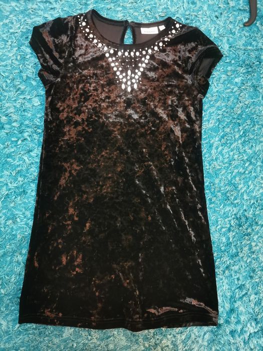 Rochie catifea eleganta 9-10 ani