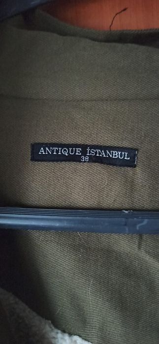 Pardesiu lung îmblănita M,bust 80,lungime 1.30, fără defecte