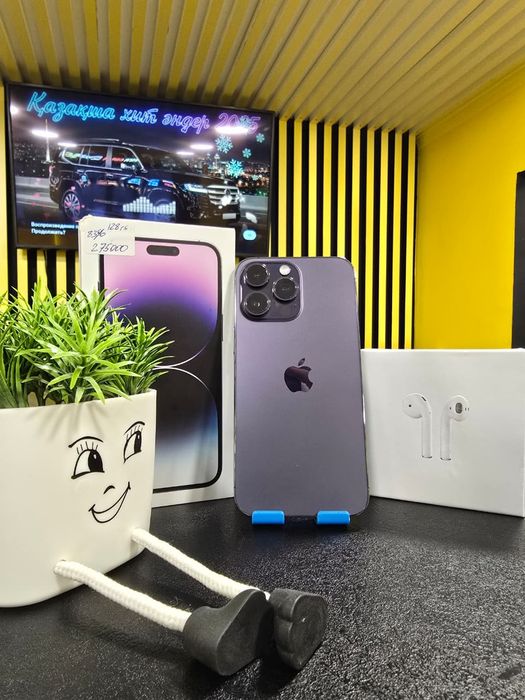 Apple iPhone 14 Pro Max, 128gb, 83%, Kaspi 0-0-12.