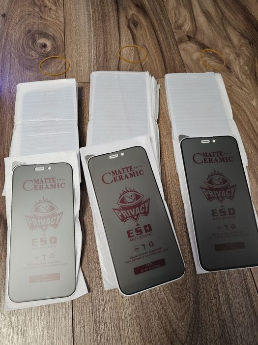 Folie Iphone Privacy Mata Ceramica X/11/12/13/14/15/Pro/Pro Max/Plus/