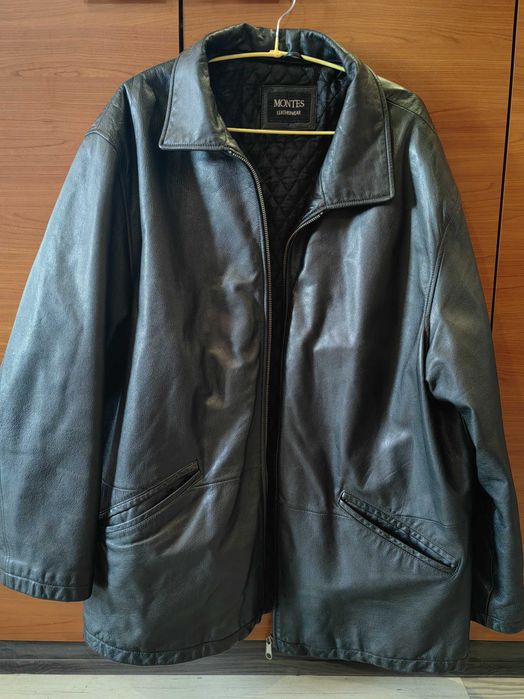 Зимно мъжко кожено яке