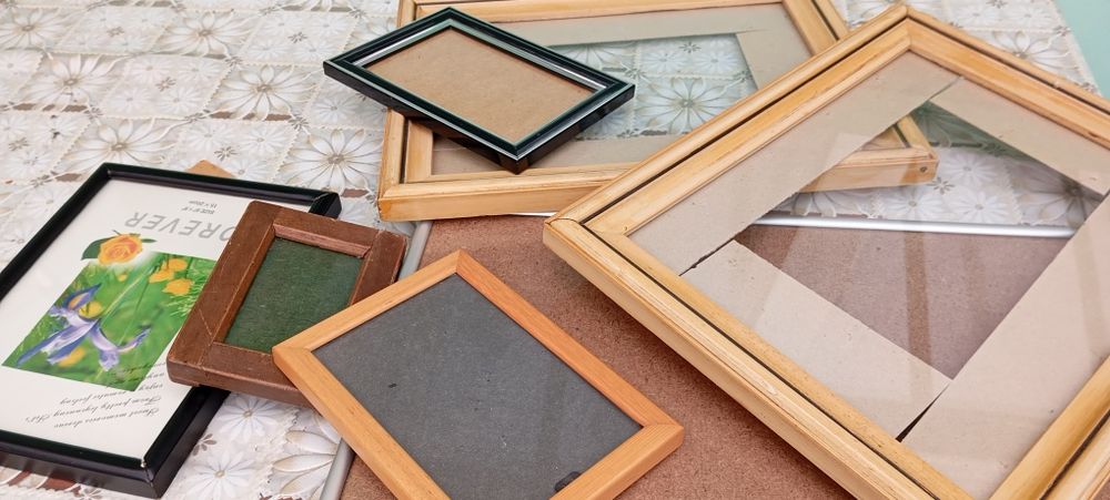 Lot rame foto cu sticla