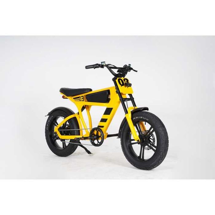 Bicicleta electrica Mangosteen Chopper FT03 50km/h, fara permis