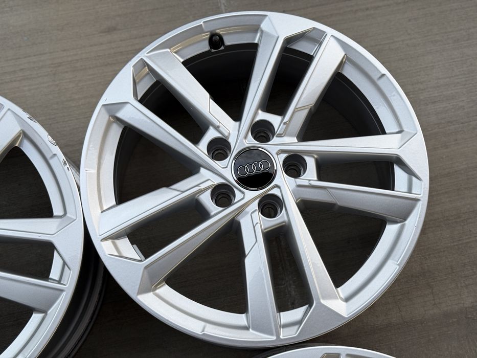 4бр. ПОЧТИ НОВИ 17” ОРИГИНАЛНИ Джанти 5х112 за -AUDI/VW/SEAT/SKODA/VAG- 6,5Jx17H2, ET43
