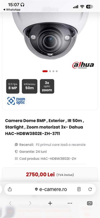 Camere supraveghere exterior