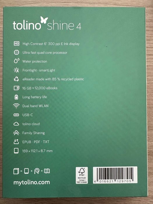Електронна книга - Tolino Shine 4
