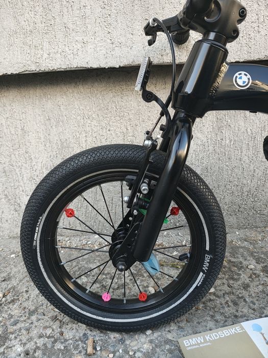 Bicicletă copii BMW Kidsbike 14 Zoll  2 in 1 negru