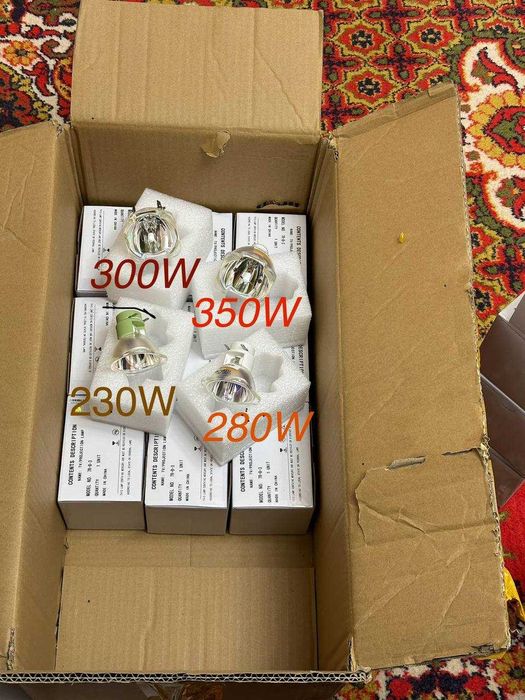 Лампы на бим Beam 7R-10R-15R-17R 230,260,280,300,350