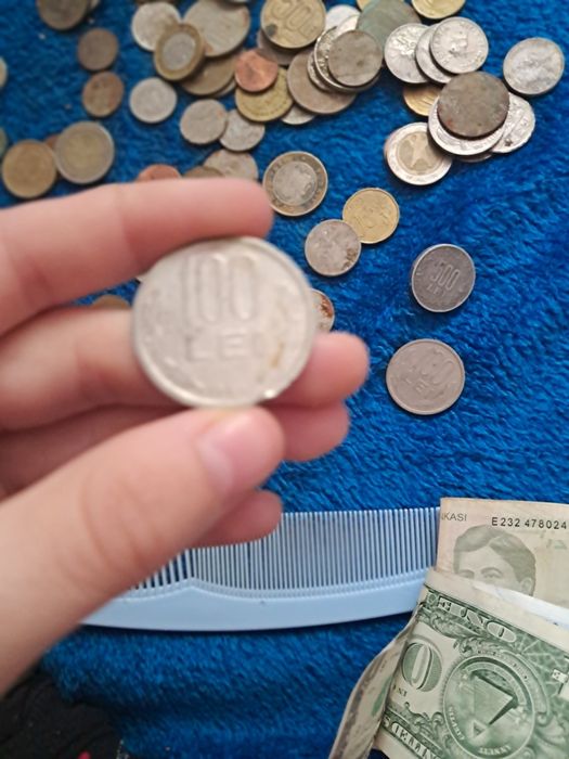 Monede vechi românești plus străine