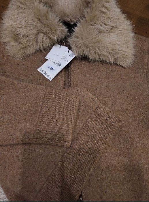Яке Zara 100% wool L-XL