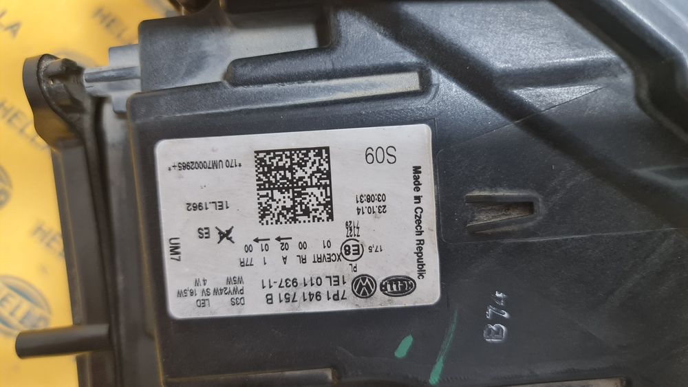 Far stanga xenon led VW Touareg 2 7P facelift 7P1941751B