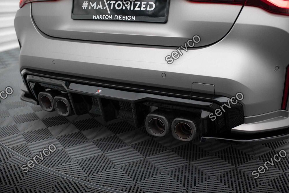 Prelungire difuzor bara spate Bmw M4 G82 M3 G80 2021- v8 Maxton Design