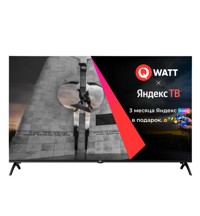 Телевизор Qwatt Q43YK-MB 109 см черный