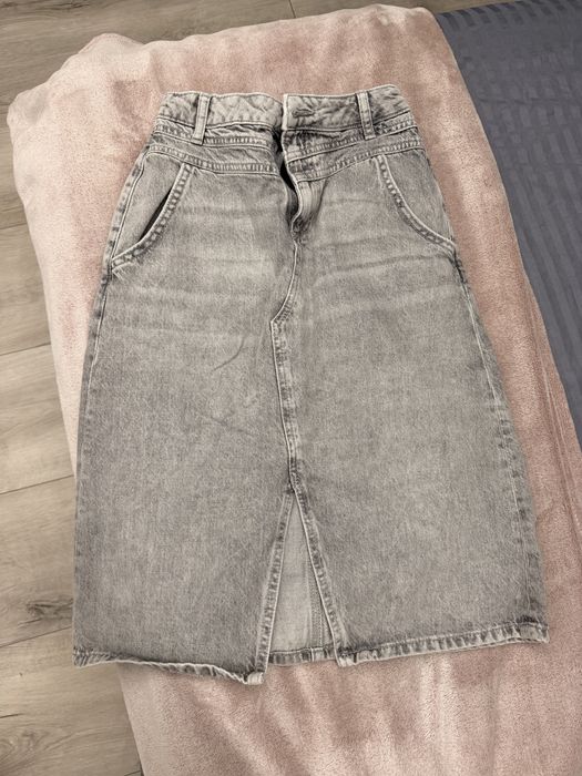 Сива дънкова пола 13-14 години Zara