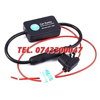 Amplificator Pentru Semnal Antena Radio Auto Camioane Etc Fm 12V