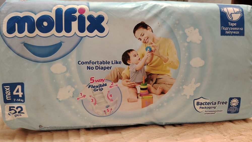 Подгузники molfix 4