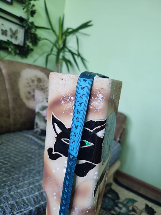 Ваза керамическая "Черный кот"